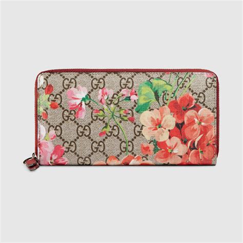 gucci floral bloom bag|Gucci Bloom zip long wallet.